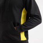 two tone hoodie top